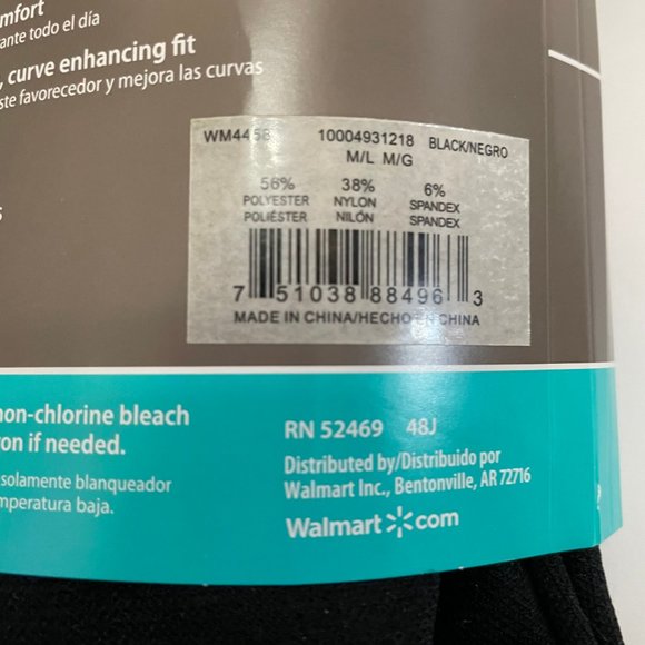 NEW Secret Treasures Black Shaper Leggings M/L - Picture 5 of 5